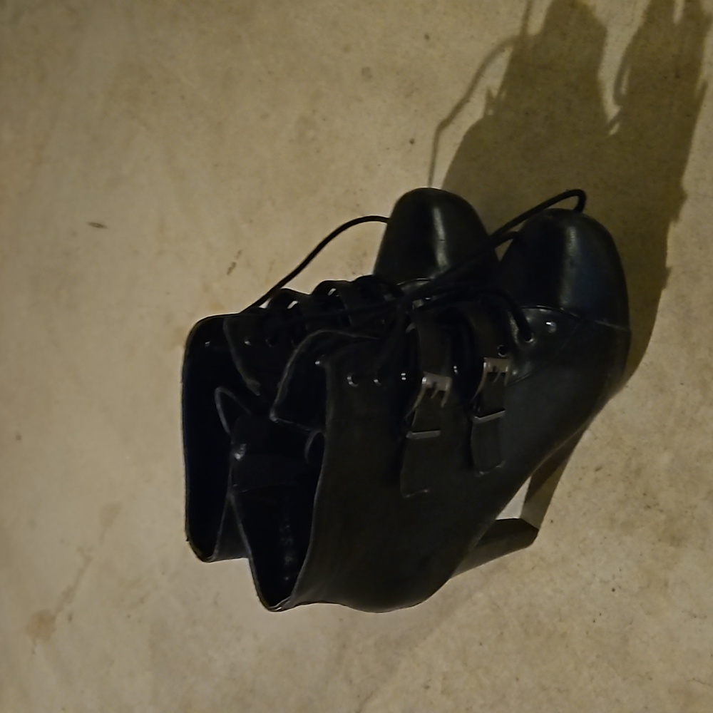 Black high heels